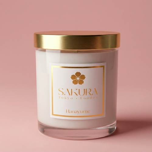 Hanayume Luxury Candle with Neroli, Lavender, Geranium & Clary Sage – 150g