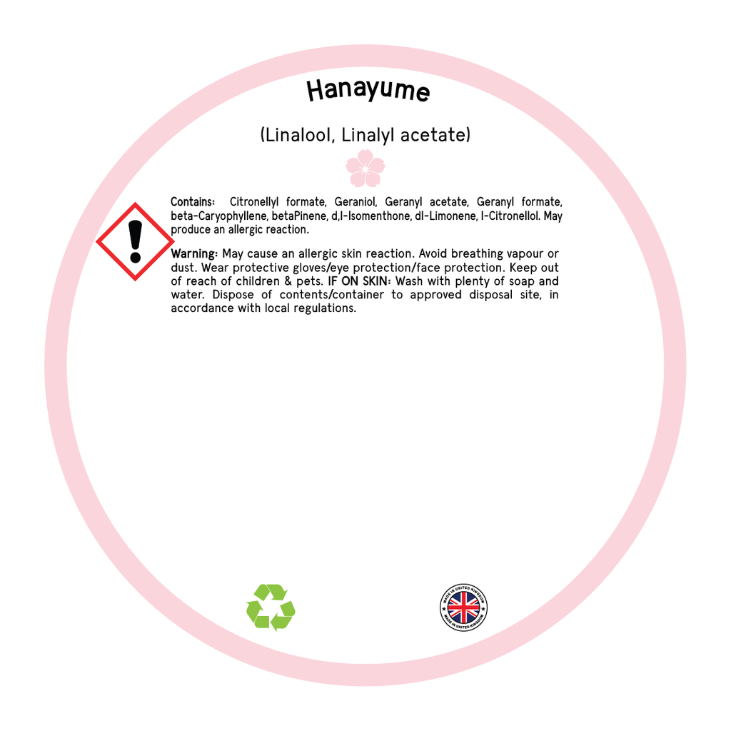 Hanayume Luxury Candle with Neroli, Lavender, Geranium & Clary Sage – 150g