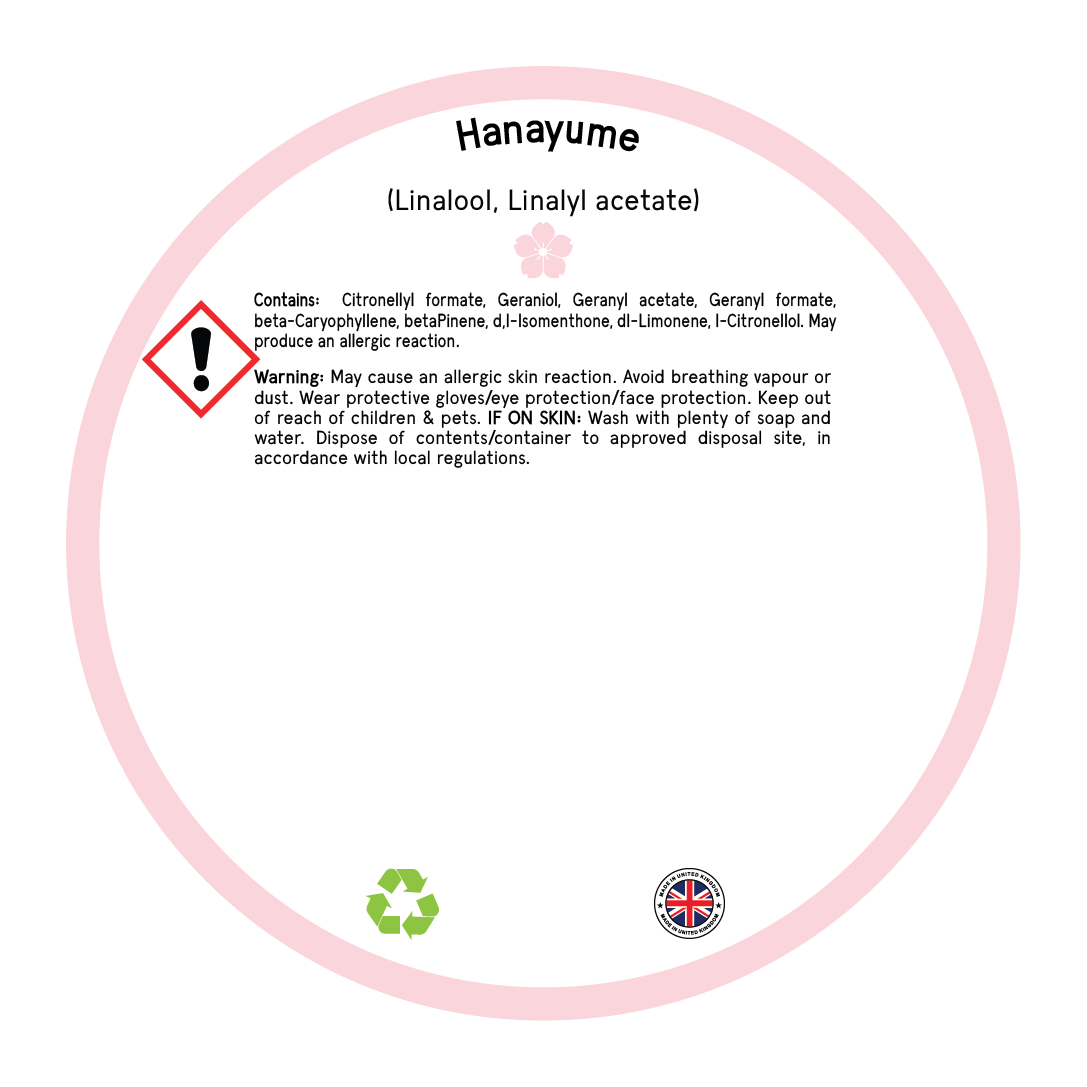 Hanayume Luxury Candle with Neroli, Lavender, Geranium & Clary Sage – 150g