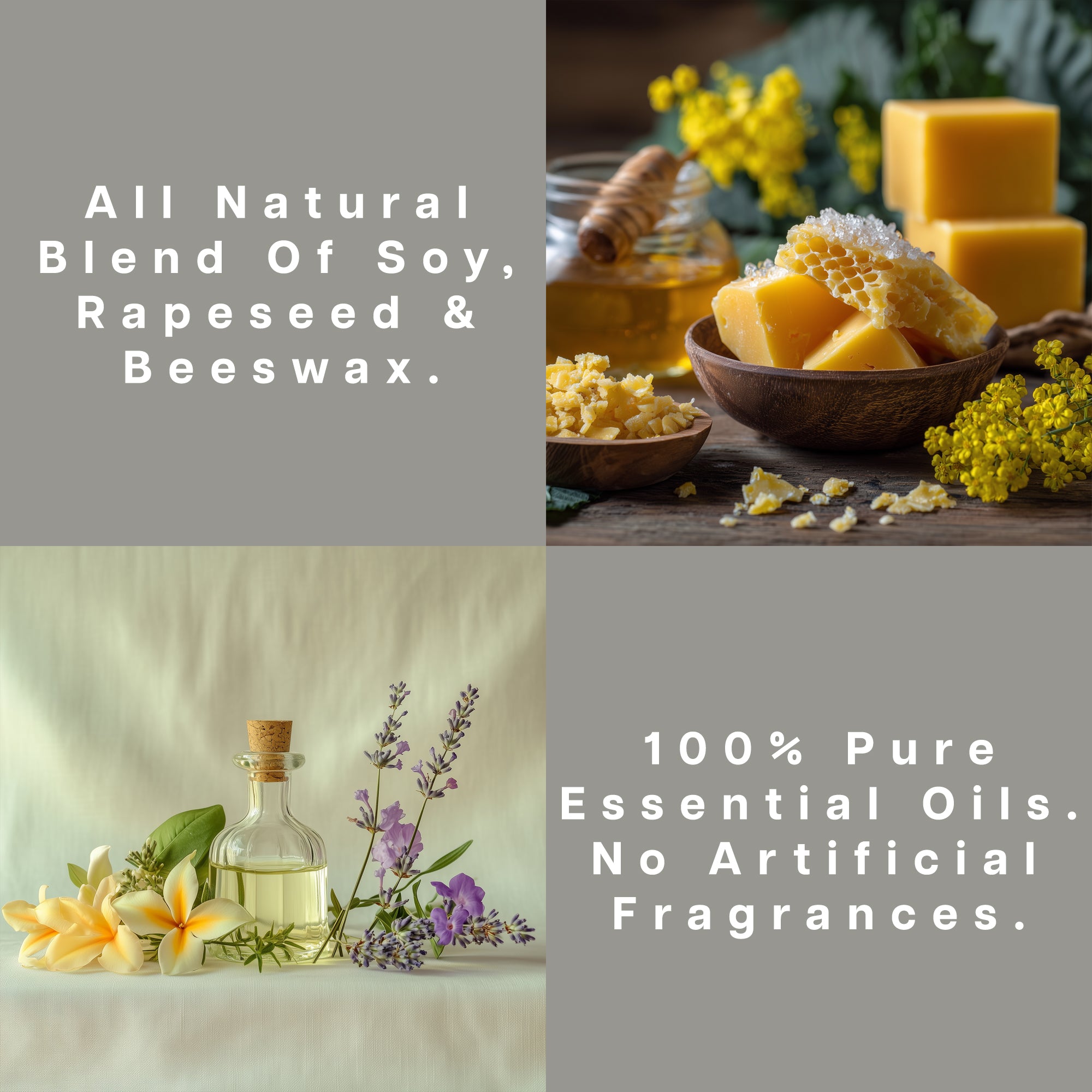 Hanayume Luxury Candle with Neroli, Lavender, Geranium & Clary Sage – 150g