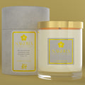 Golden Petals Candle with Bergamot, Ylang Ylang, Cedarwood, Cypress, Kinsenka & Patchouli – 150g