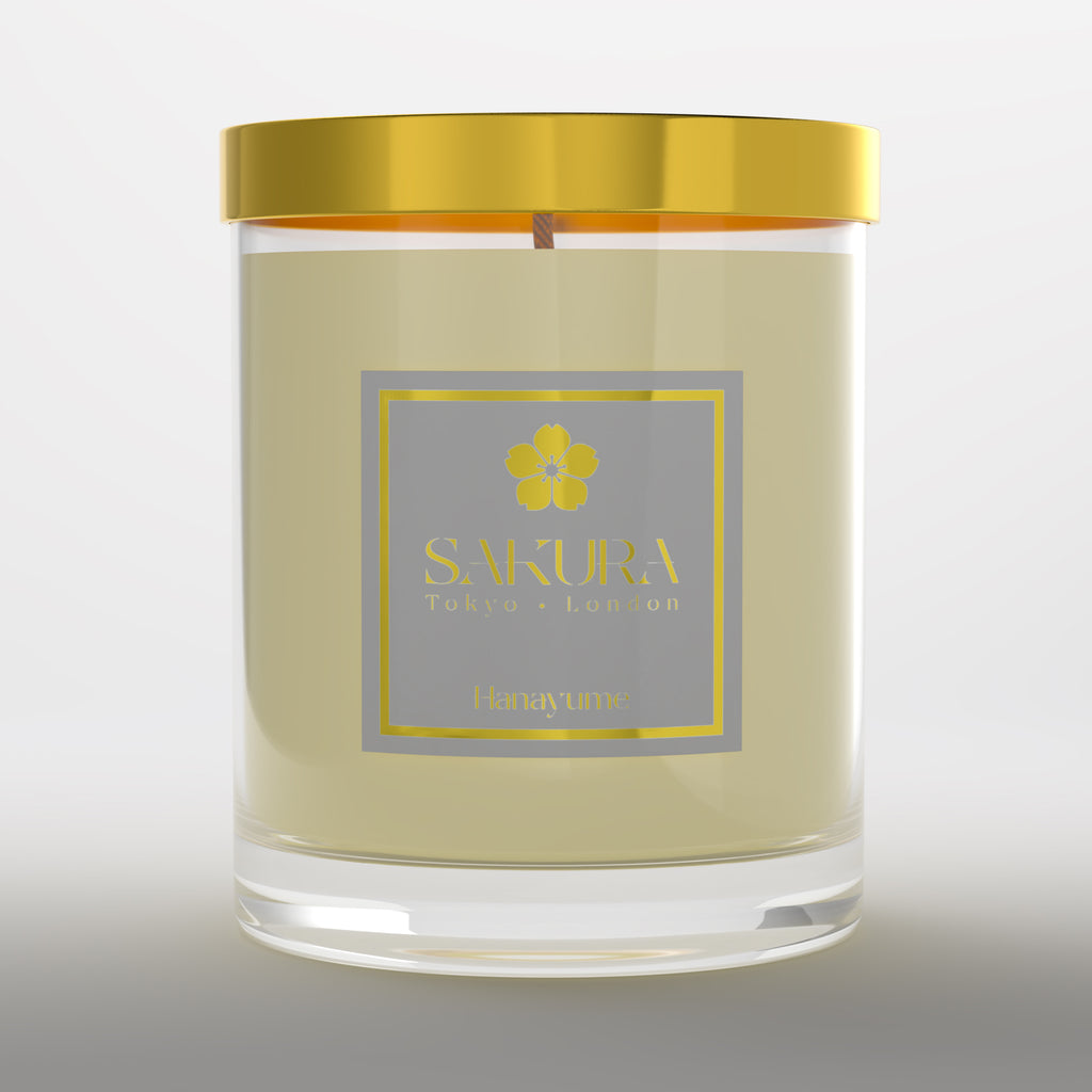 Hanayume Luxury Candle with Neroli, Lavender, Geranium & Clary Sage – 150g